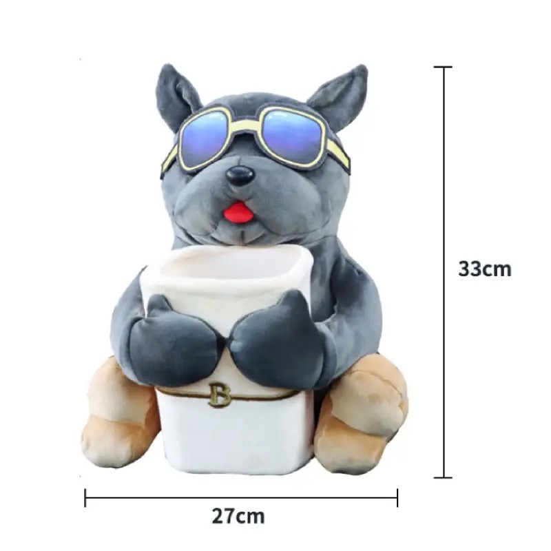 Peluche para carro, contenedor de Kleneex, Botella, Lentes, Llaves, Celulares, Paraguas, Basura..
