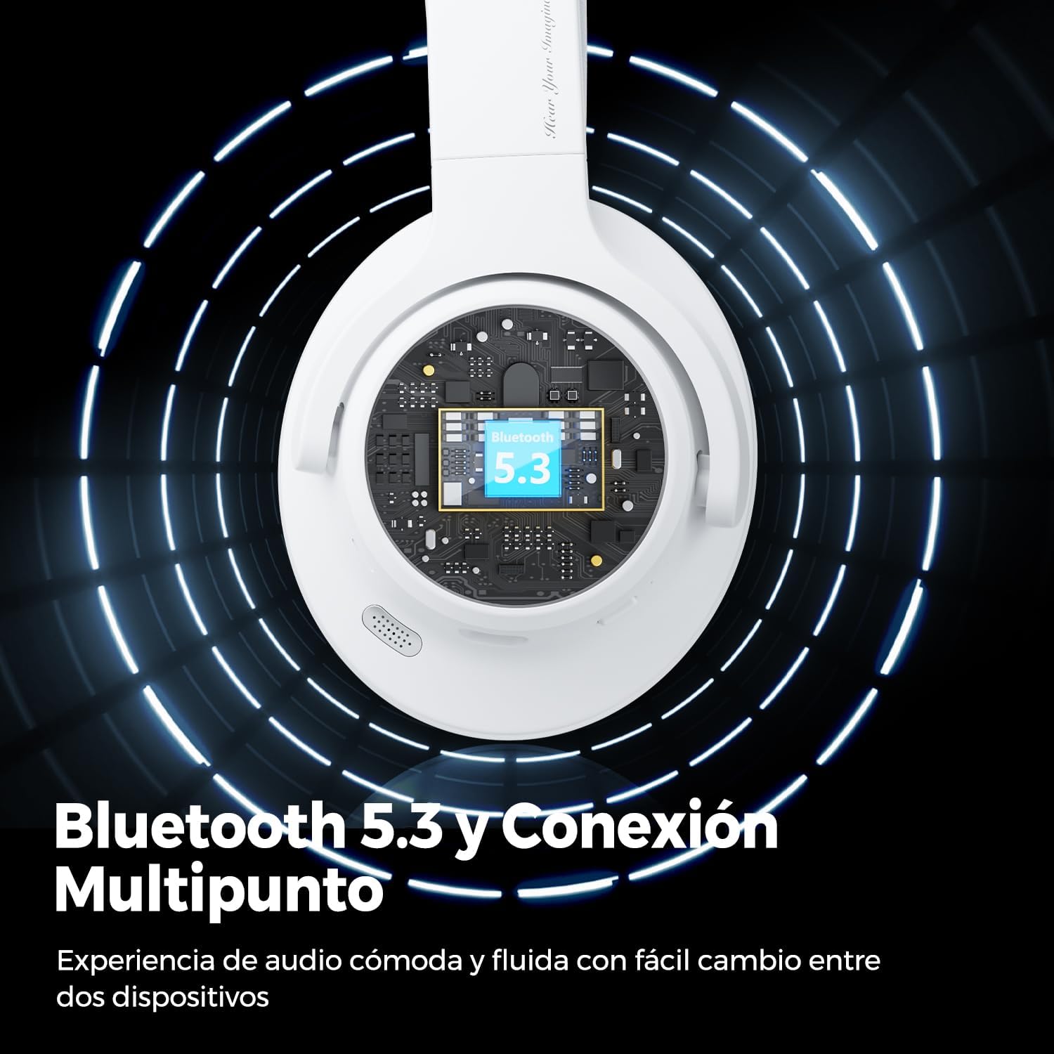 SoundPEATS Space: Auriculares Híbridos con ANC.