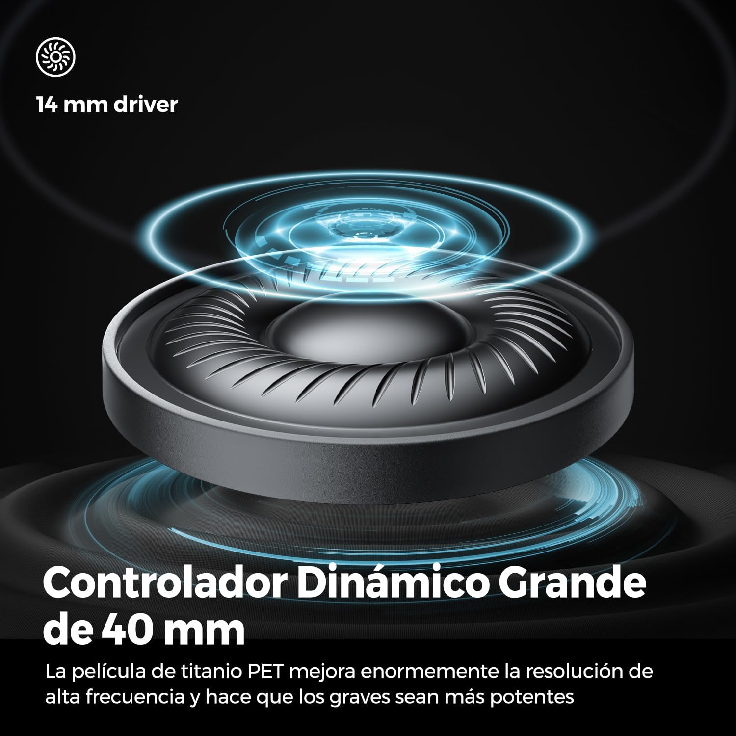 SoundPEATS Space: Auriculares Híbridos con ANC.
