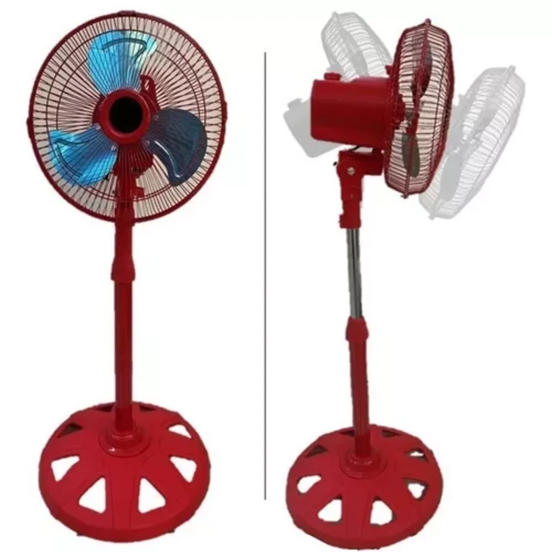 Ventilador Pedestal 10 Pulgadas Metalico Con 3 Aspas.