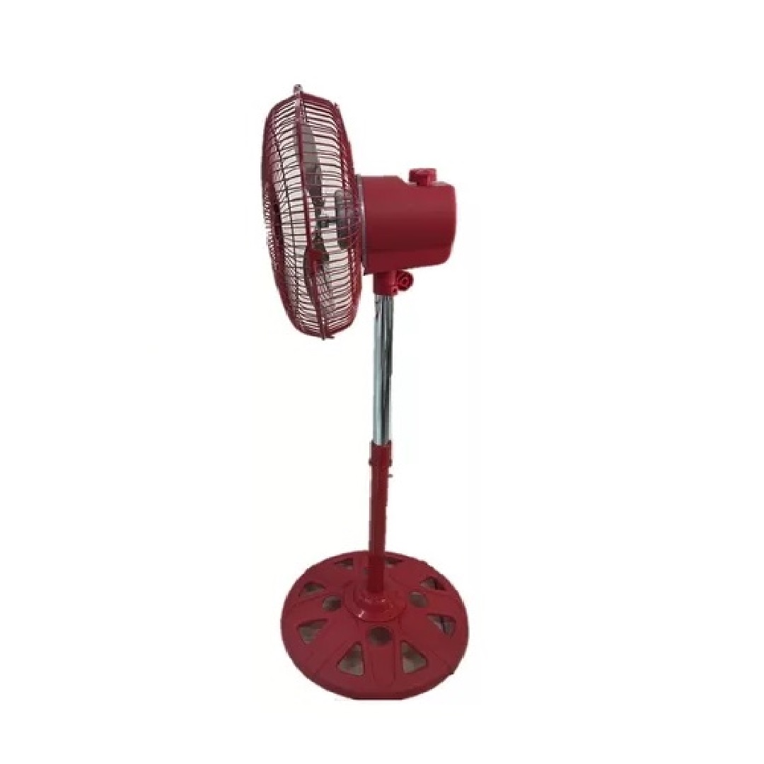 Ventilador Pedestal 10 Pulgadas Metalico Con 3 Aspas.