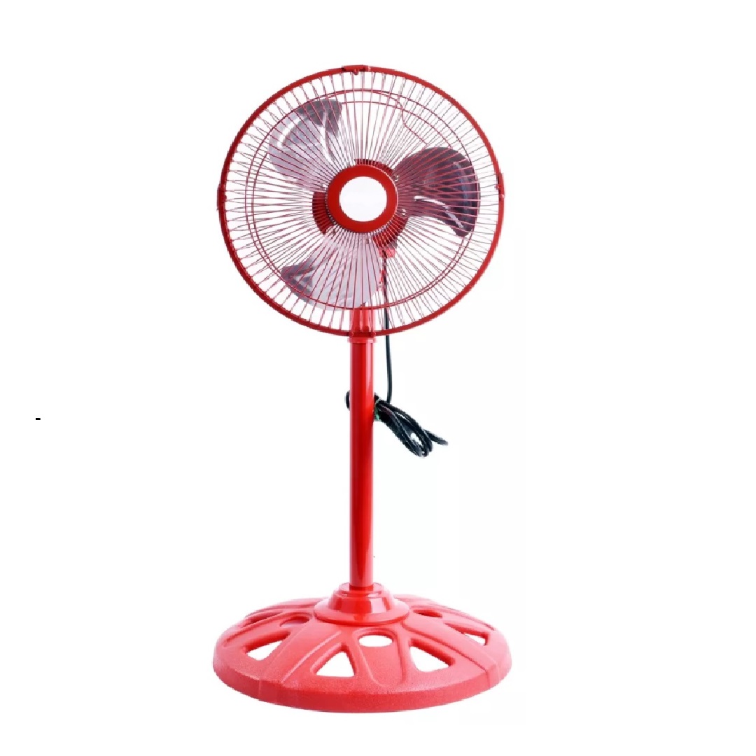 Ventilador Pedestal 10 Pulgadas Metalico Con 3 Aspas.