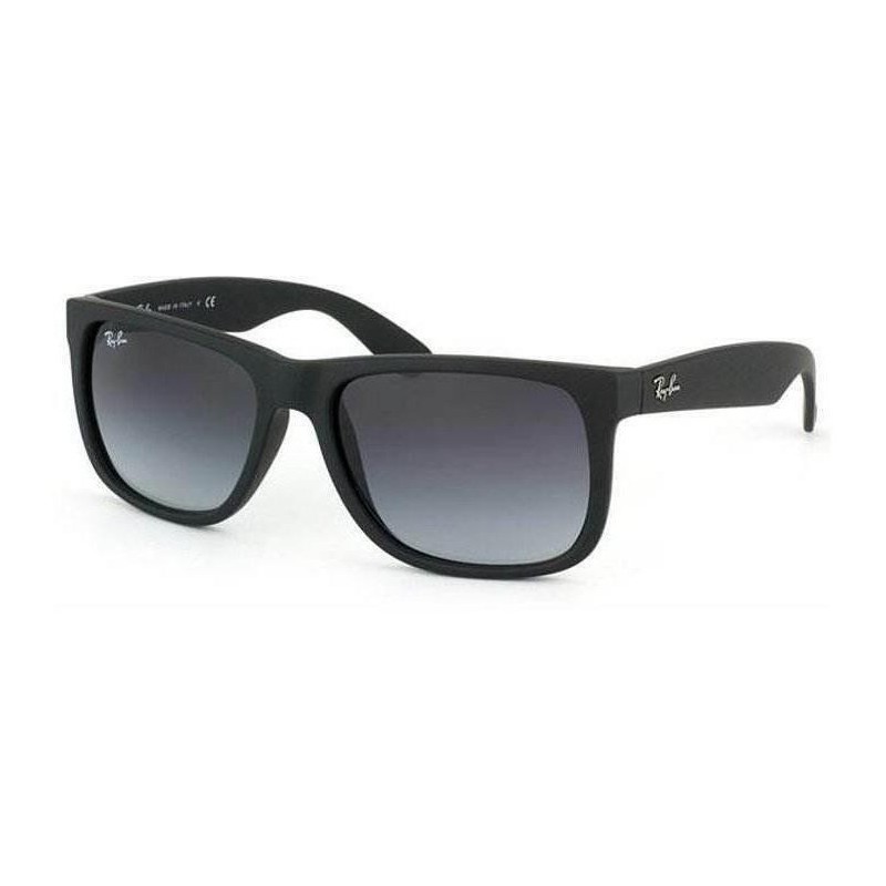 Lentes de sol Ray Ban Rb4165 601/8g Justin Negro Gris Degradado Original