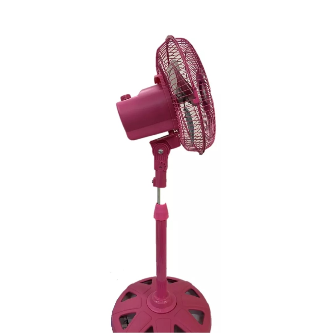 Ventilador Pedestal 10 Pulgadas Metalico Con 3 Aspas.