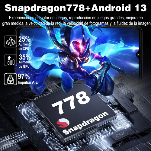 Kxd A07 Teléfono Dual Sim 8gb Ram + 128gb Rom Gran Pantalla 150hz Alta Frecuencia De Actualización 6.52 Pulgadas Con Desbloqueo Por Huella Digital.