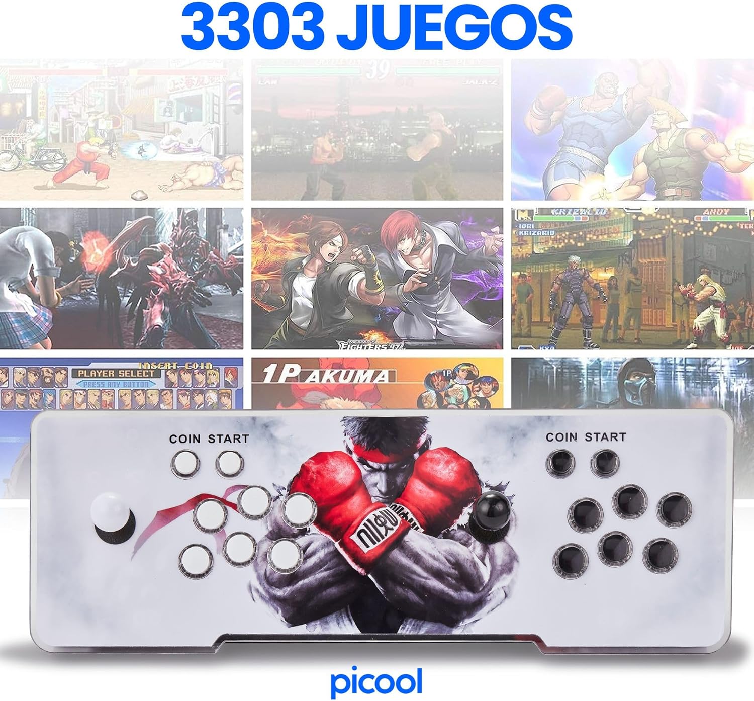 Tablero Arcade 6100 juegos Consola Retro”.
