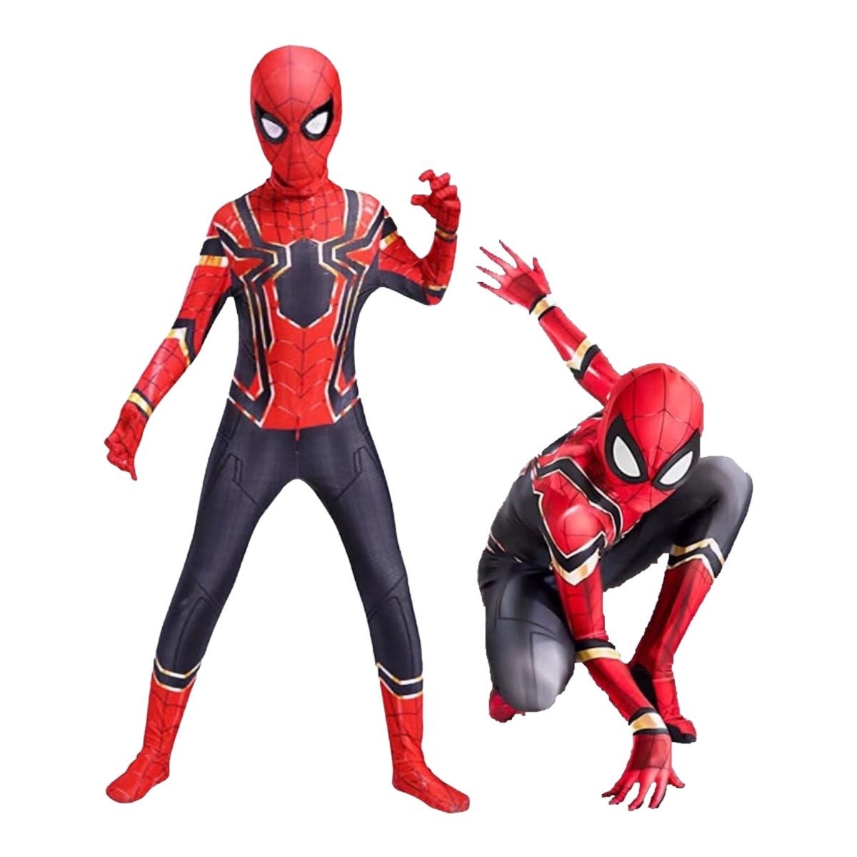 Disfraz Traje infantil de Spiderman Hombre Araña Con Mascara