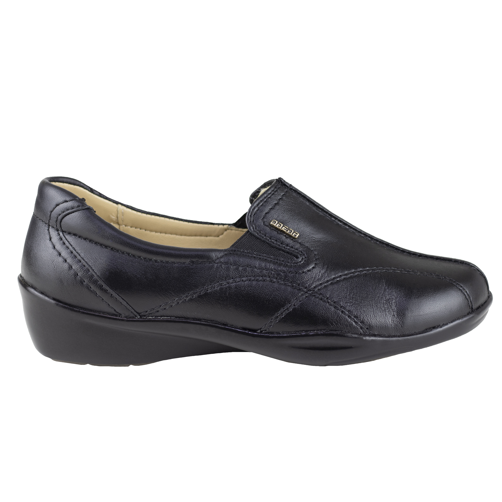 Mocasin Semivestir Clasico Dama Onena 1109 Negro Pie Delicad