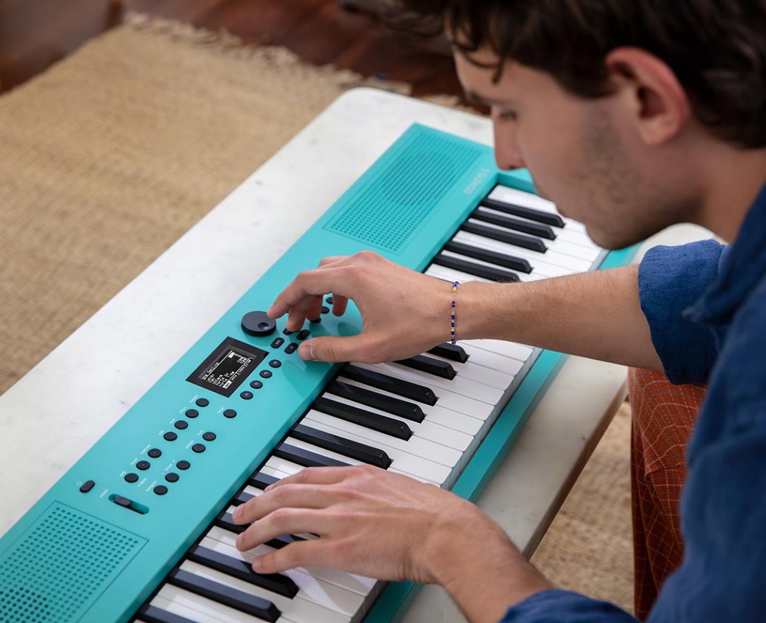 Roland Go: Keys3 Teclado Musical 61 Teclas Sensible Turquesa.