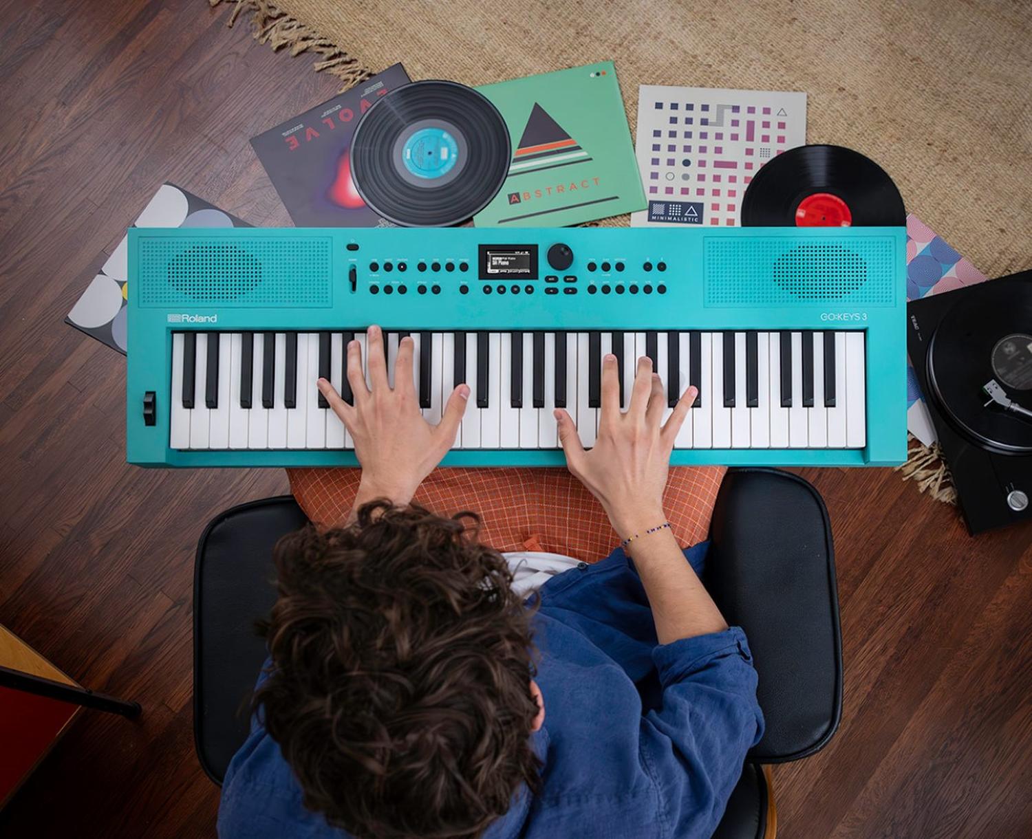 Roland Go: Keys3 Teclado Musical 61 Teclas Sensible Turquesa.