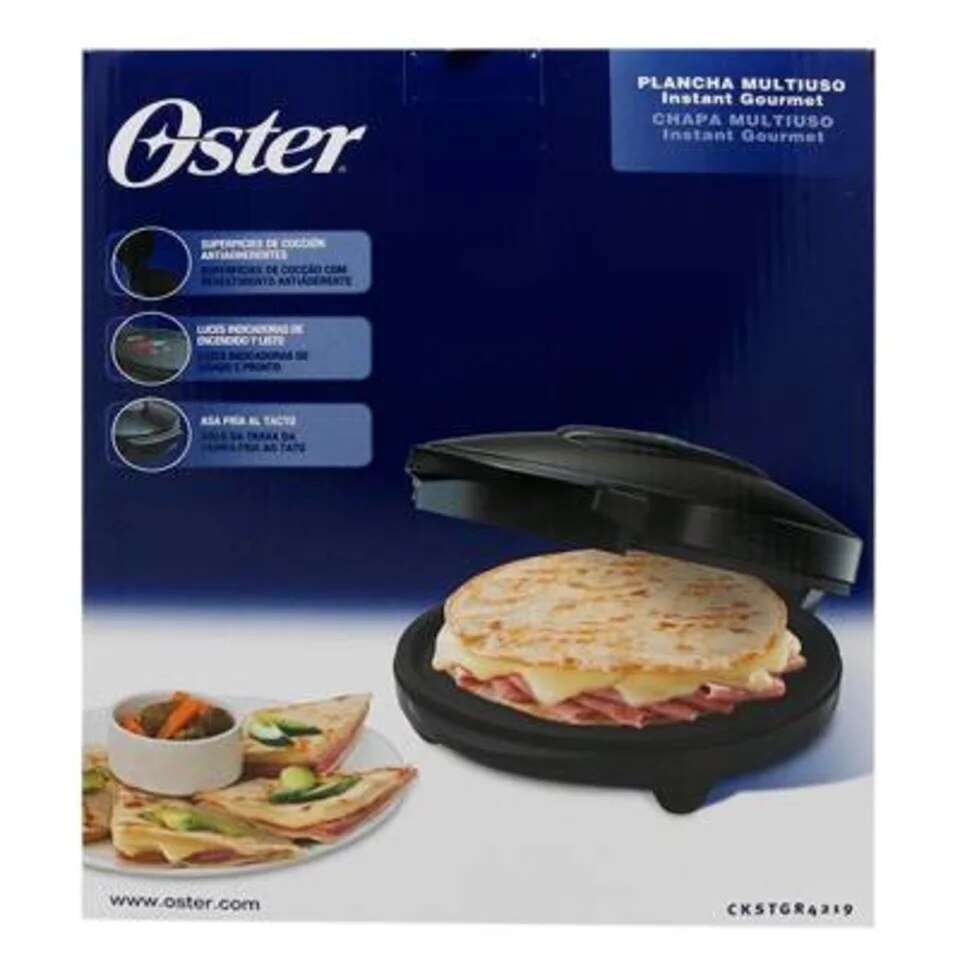 Plancha multiuso Oster antiadherente modelo  INSTANT GOURMET CKSTGR4219.