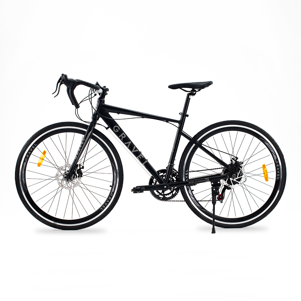 Bicicleta De Ruta Gravel Asphalt R700  51 Cm Color Negro mate Tamaño del cuadro 51 cm.