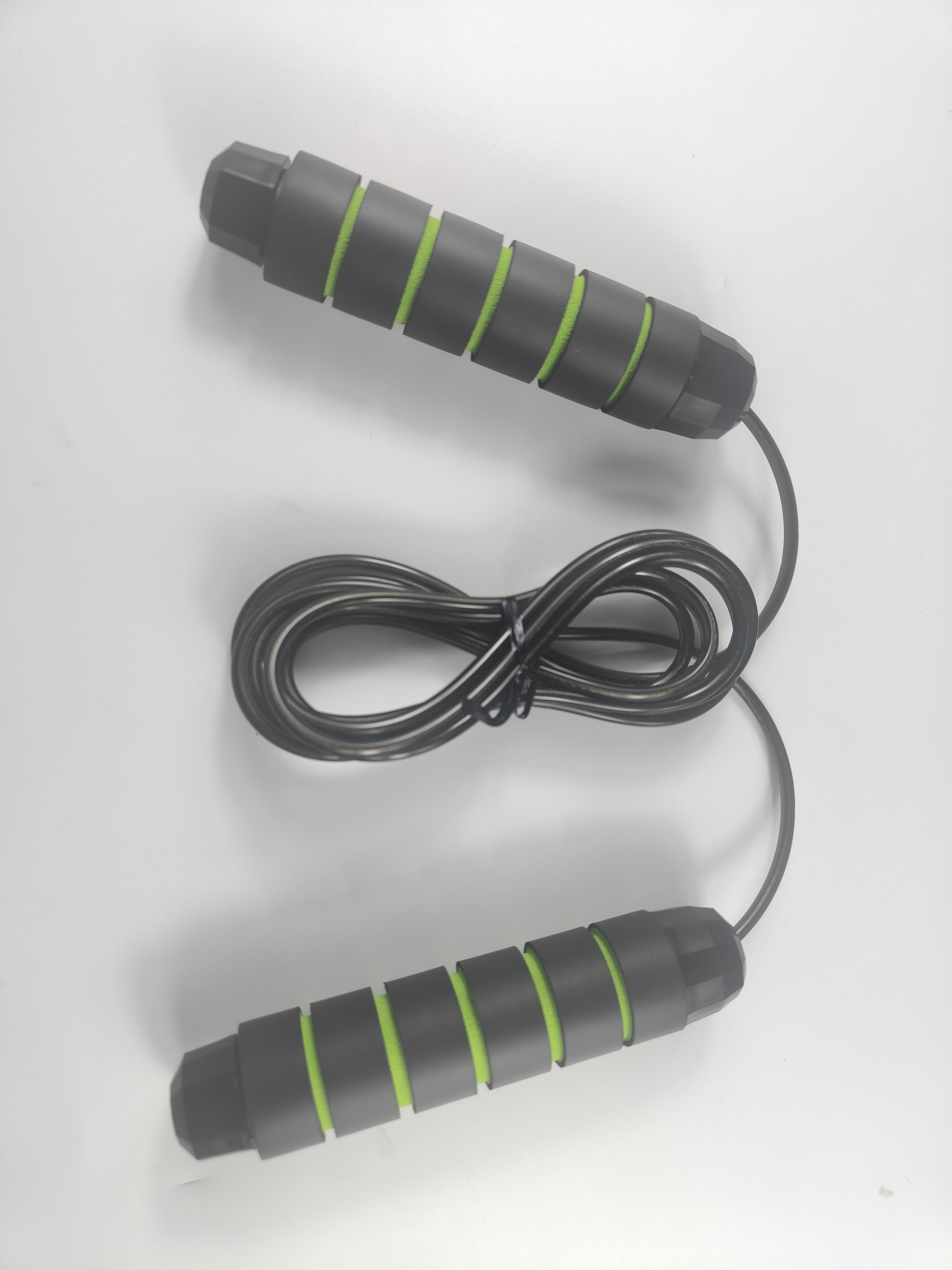 Pack 2 Cuerdas De Espuma Para Saltar Para Ejercicio Color Verde.