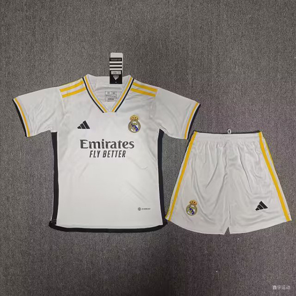 Nuevo! Jersey Real Madrid 2023/2024 Local Blanca Niño Youth Talla 10 - 13 años .
