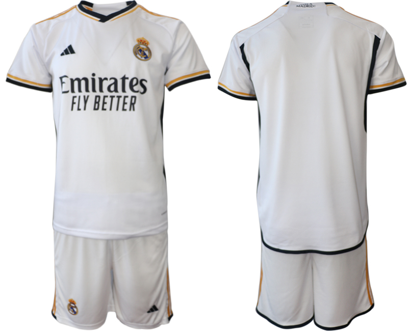 Nuevo! Jersey Real Madrid 2023/2024 Local Blanca Niño Youth Talla 10 - 13 años .