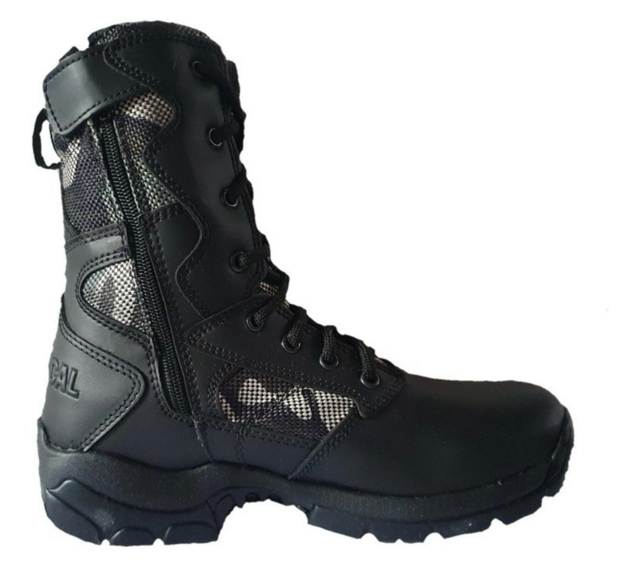 Botas Oc Tactical Altas De Piel Tácticas Swat Trabajo Hombre
