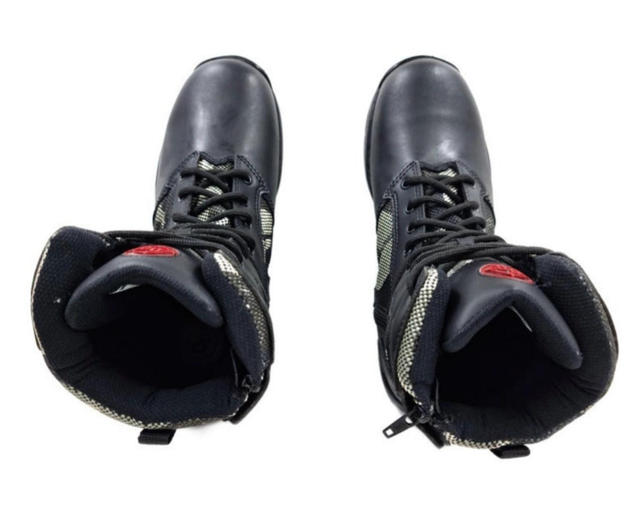 Botas Oc Tactical Altas De Piel Tácticas Swat Trabajo Hombre