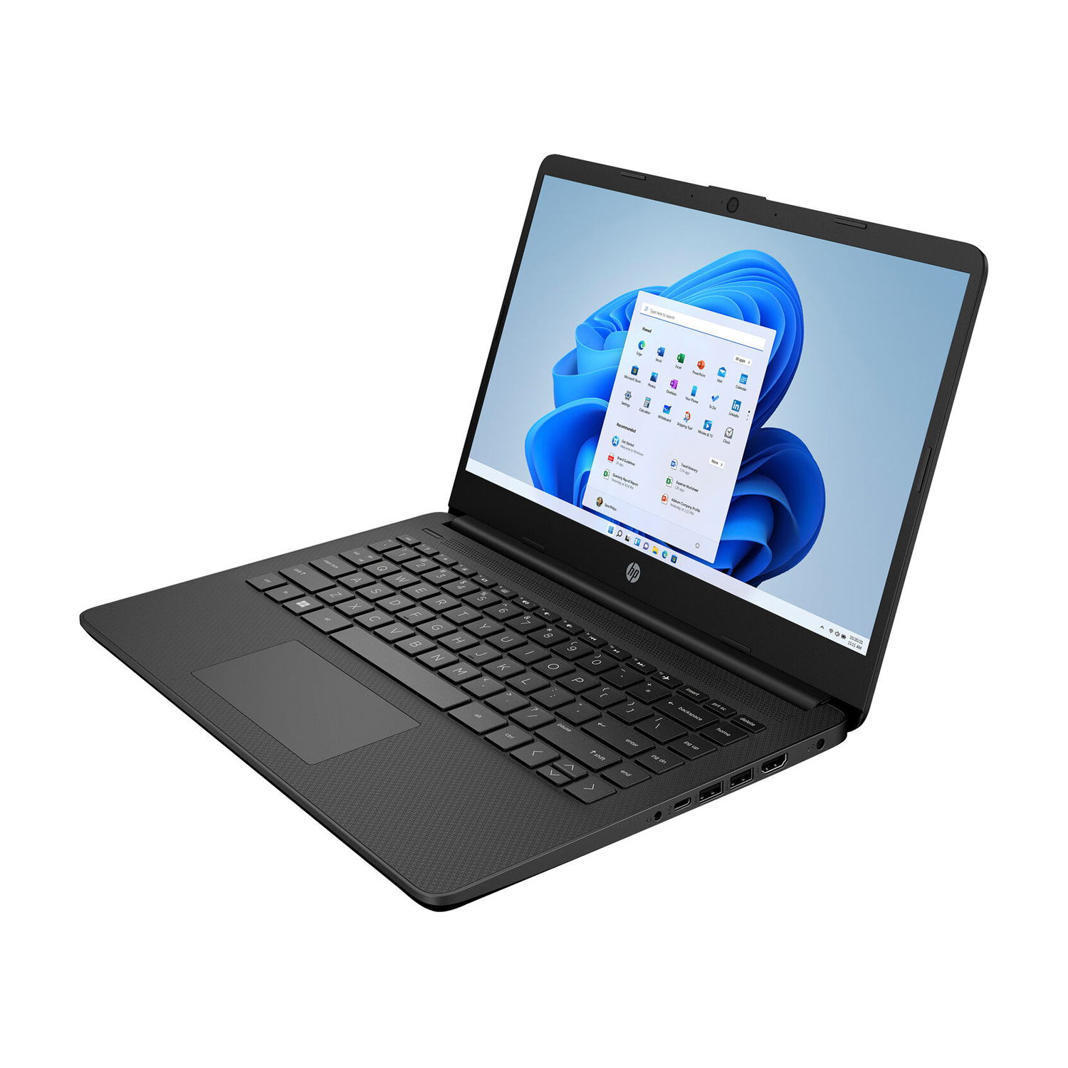 Hp (14-Fq1003Cl) 14" Touch Amd Ryzen 3 8Gb 256Gb Ssd W11 Negro.