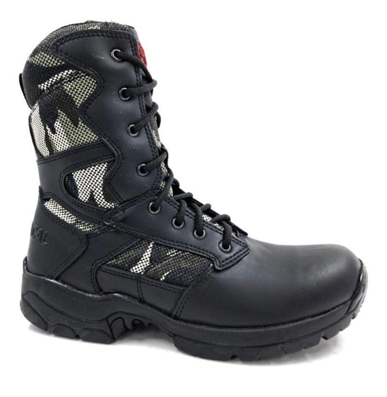 Botas Oc Tactical Altas De Piel Tácticas Swat Trabajo Hombre