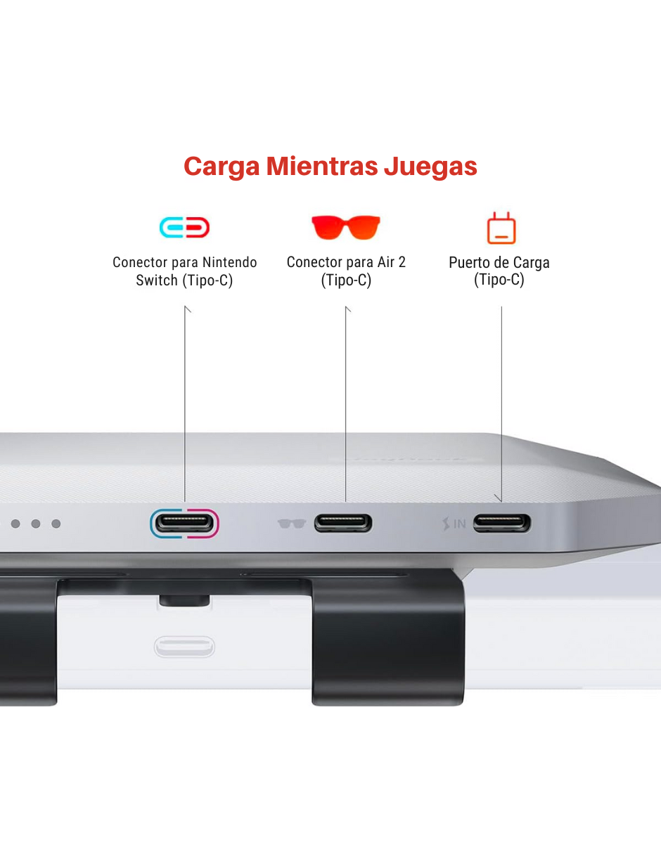 Adaptador de Nintendo Switch para Lentes Rayneo JoyDock.
