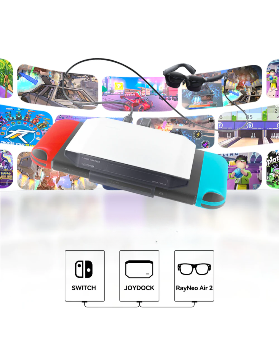 Adaptador de Nintendo Switch para Lentes Rayneo JoyDock.