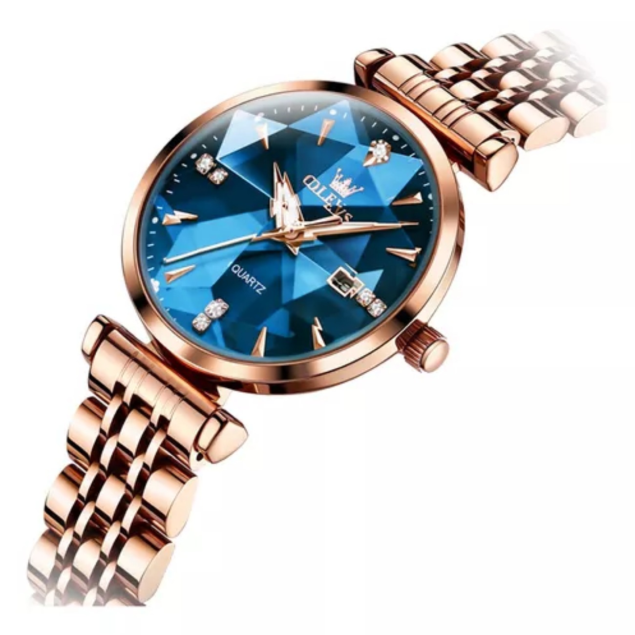 Olevs Reloj De Mujer Original Impermeable Cuarzo Mada 5536