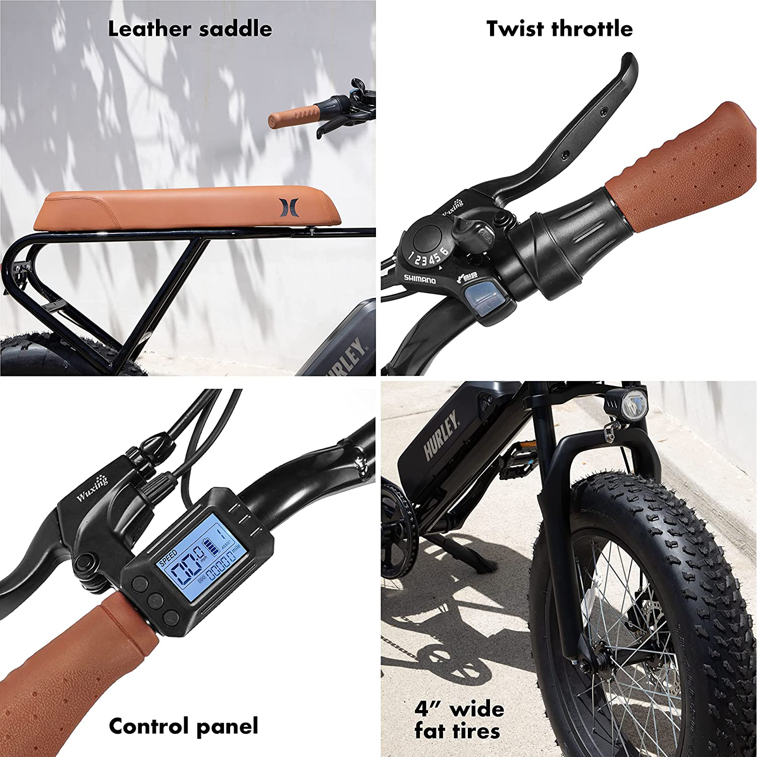 Hurley Ebike ESB206EM (HE-09-BK) Mini Negro