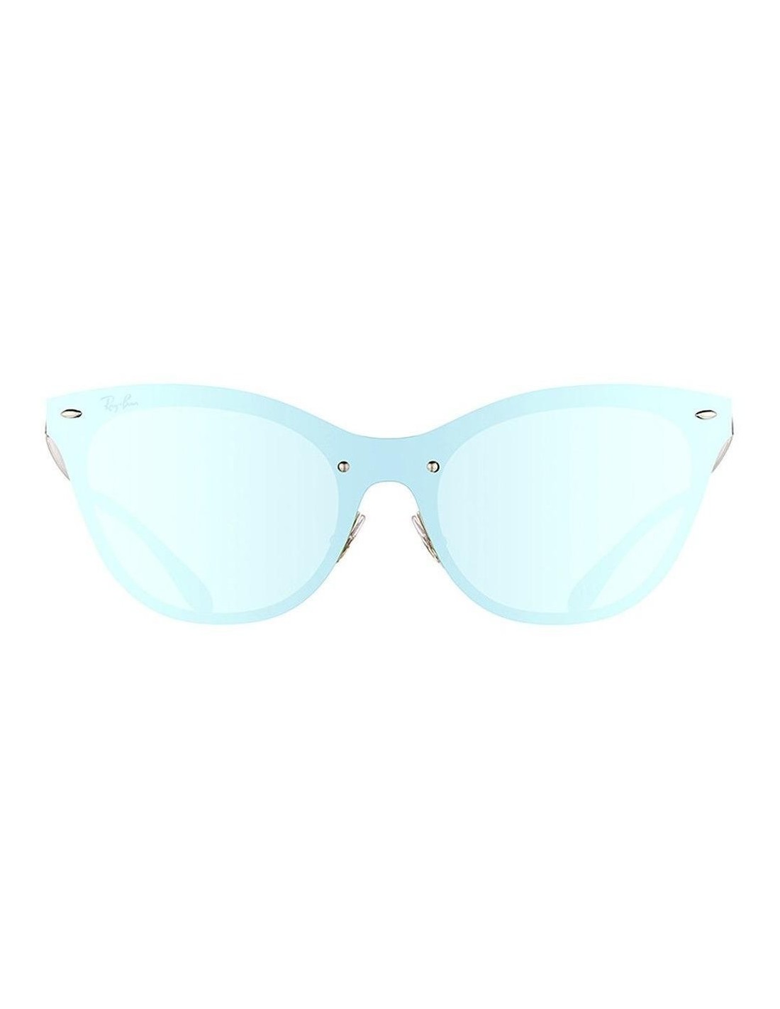 Lentes de sol Ray Ban Rb3580n 042/30 Eye Cat Blaze Plata espejo gris Original
