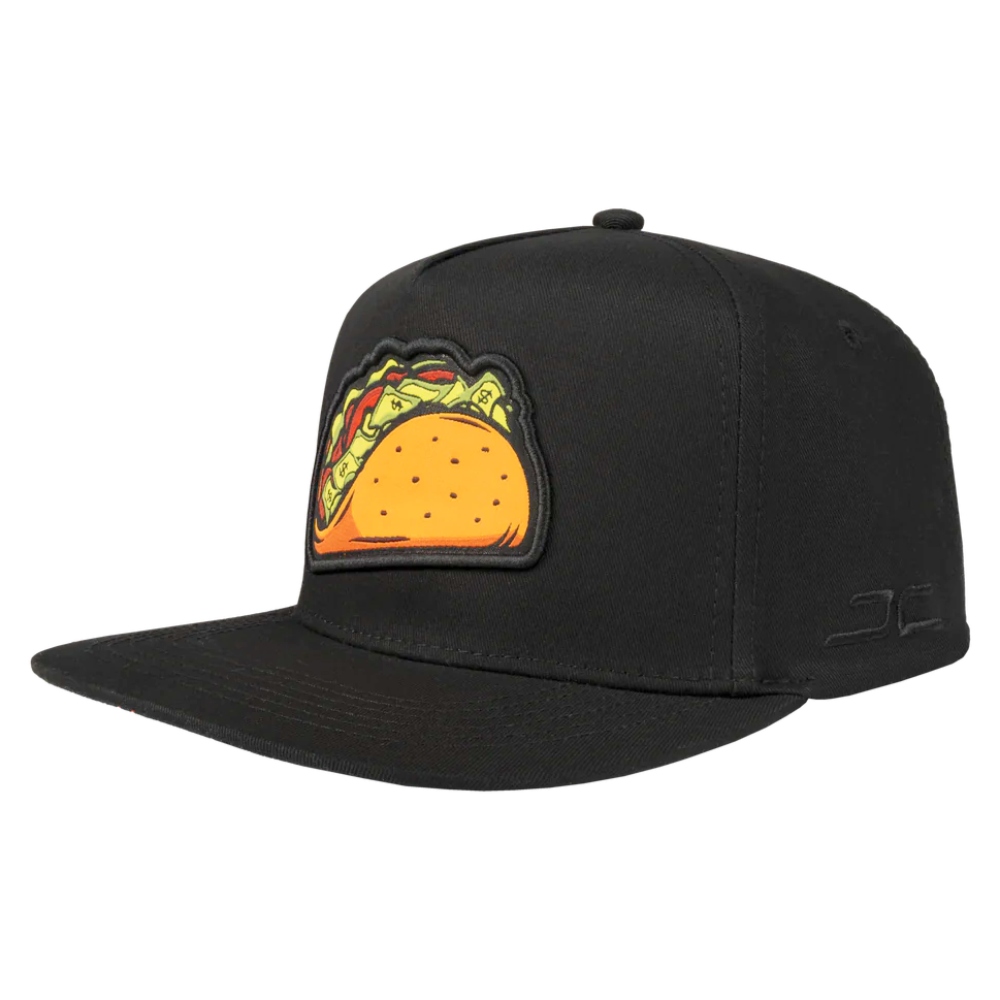 Gorra plana Jc Hats Tacos Jc Negro De Hombre 001655 Ajustable