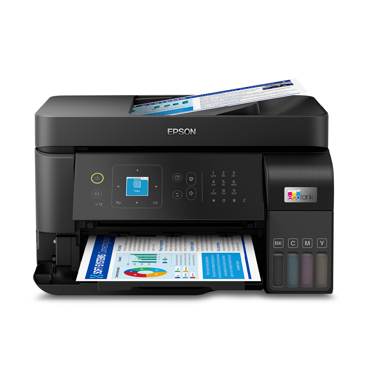 Multifuncional Epson L5590 Ecotank USB WiFi Ethernet.
