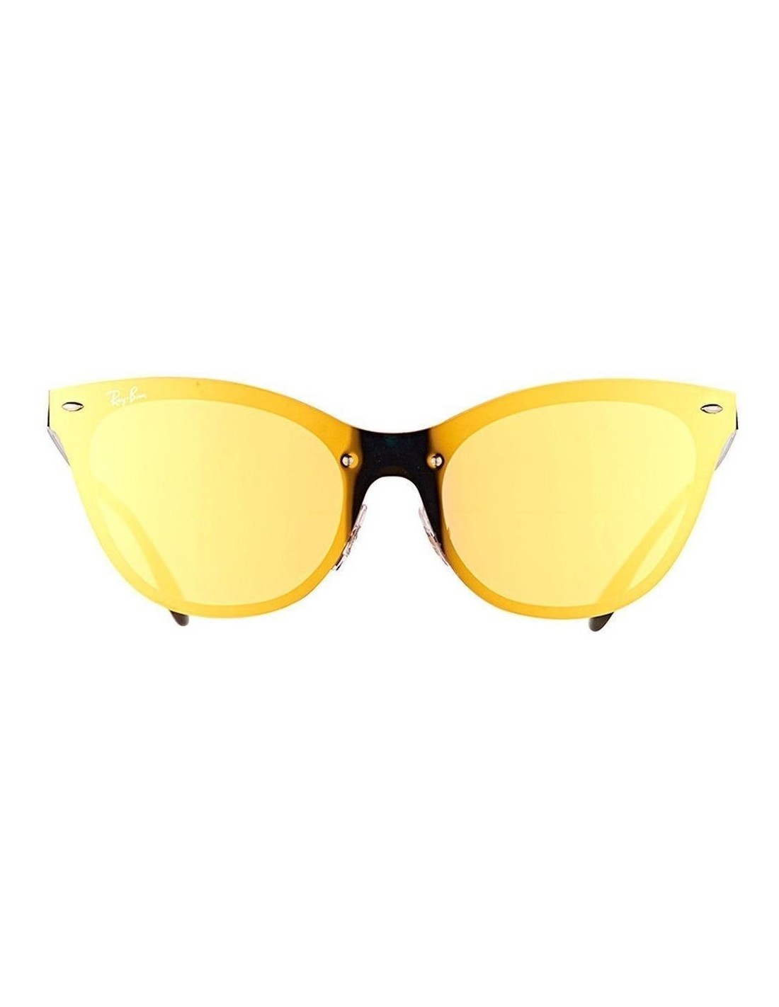 Lentes de sol Ray Ban Rb3580n 9037/7j Eye Cat Blaze Amarillo Espejo Dorado 