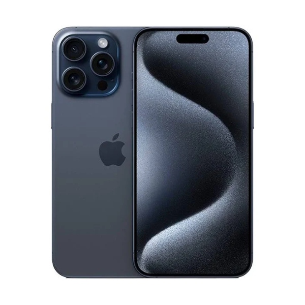 Apple iPhone 15 Pro Max REACONDICIONADO E SIM COLOR AZUL 256GB Y 8GB RAM, de regalo incluye Audífonos Airpods 4 de regalo con calidad premium.