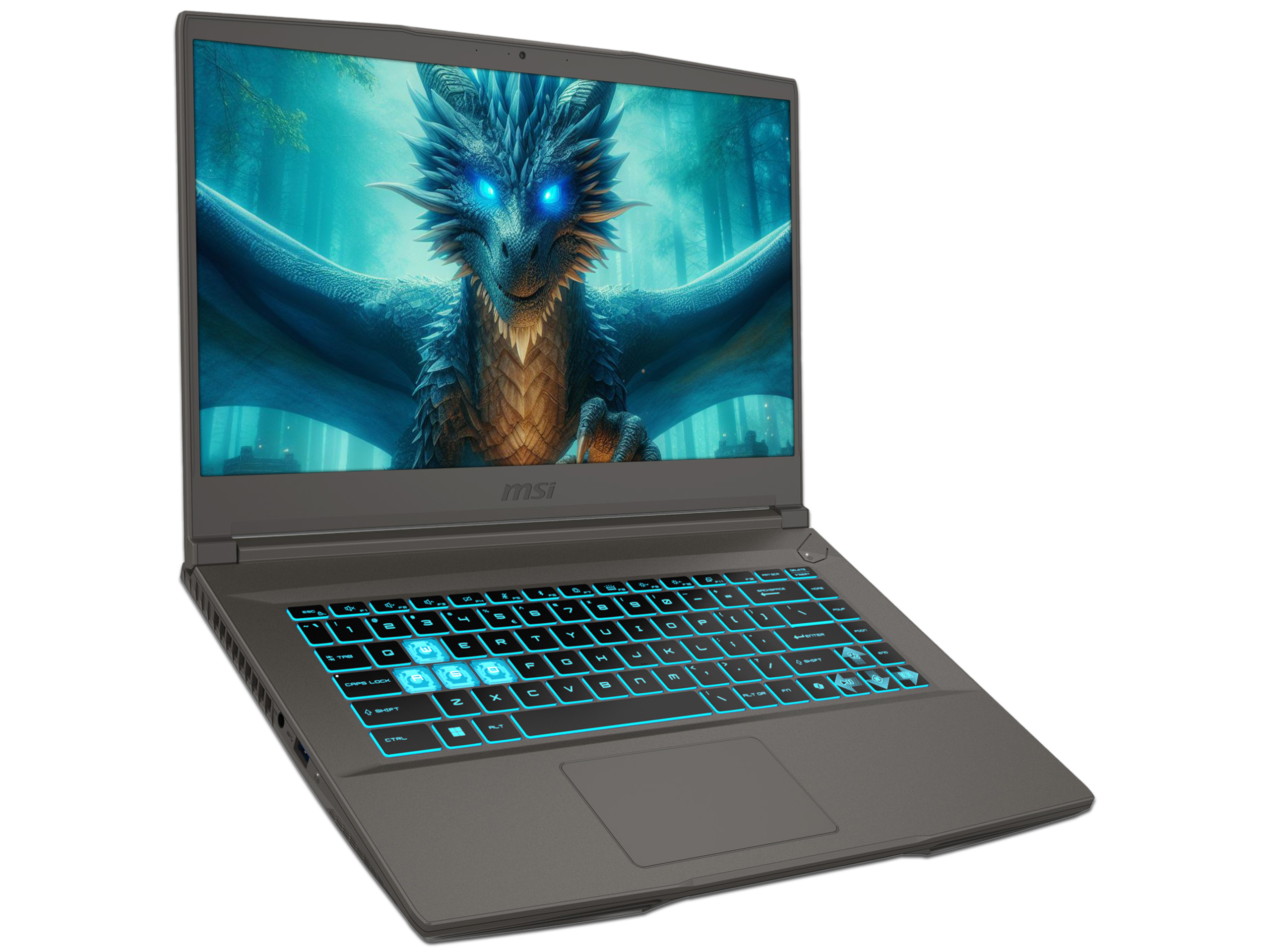 Laptop Gamer MSI Thin 15: Procesador Intel Core i7 12650H (Hasta 4.7 GHz), Memoria de 16GB DDR4, SSD de 512GB, Pantalla de 15.6" LED, NVIDIA GeForce RTX 4050, Windows 11 Home.