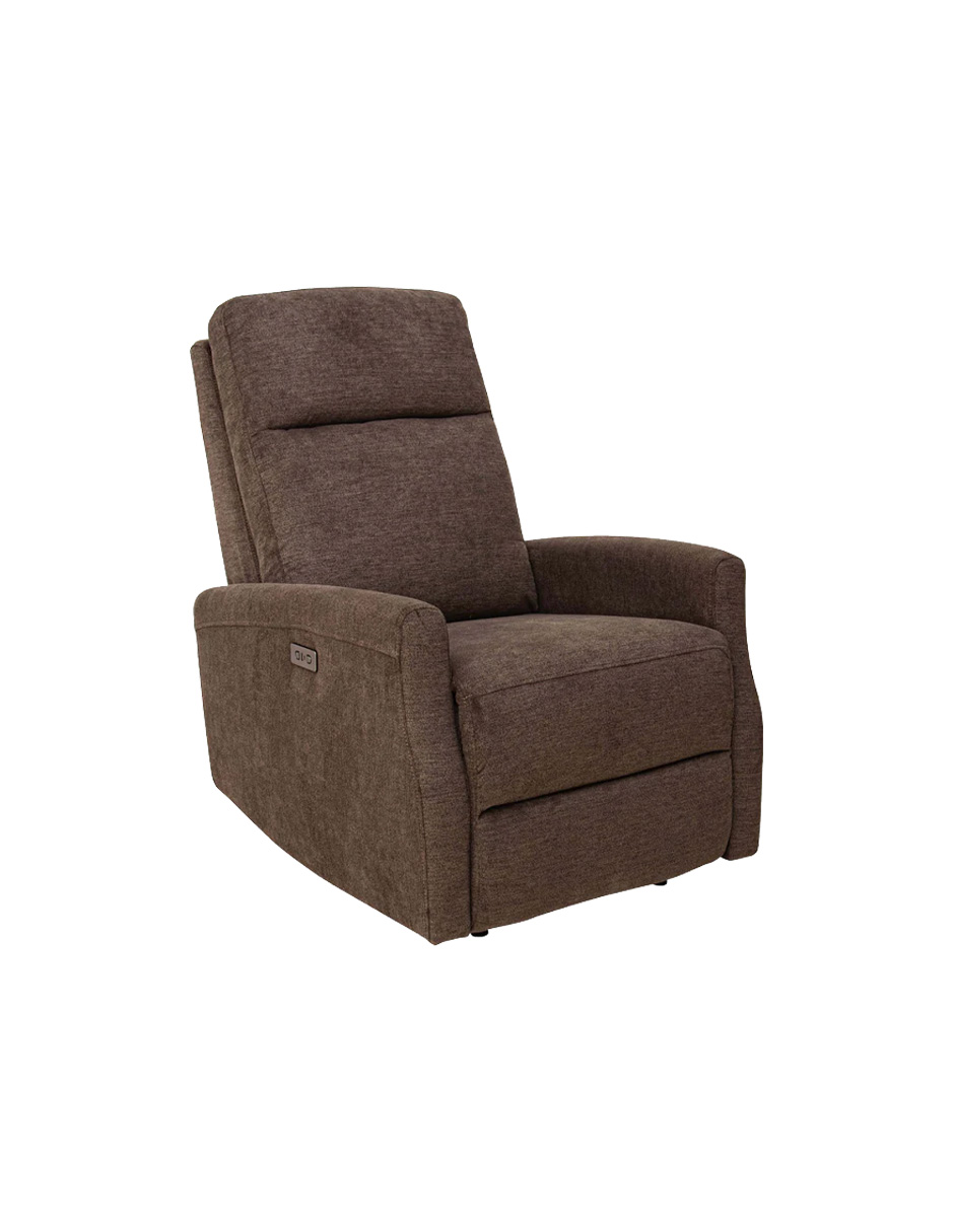 Sillón Reclinable Eléctrico Bonny de Tela Color Café