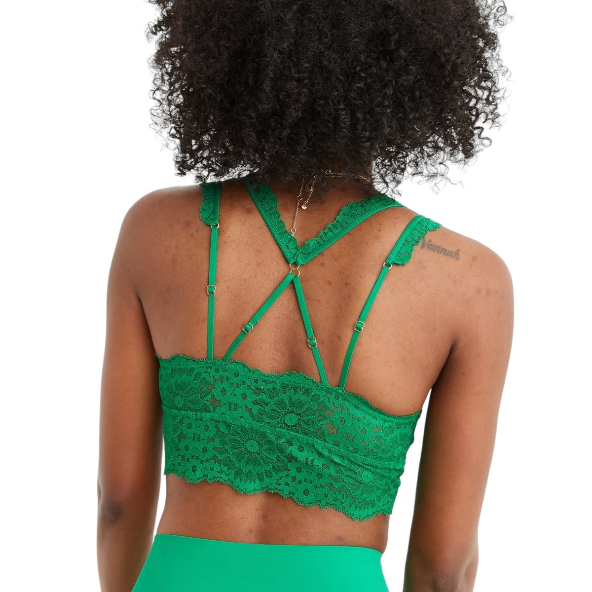 Bralette Aerie American Eagle original talla Mediano, verde