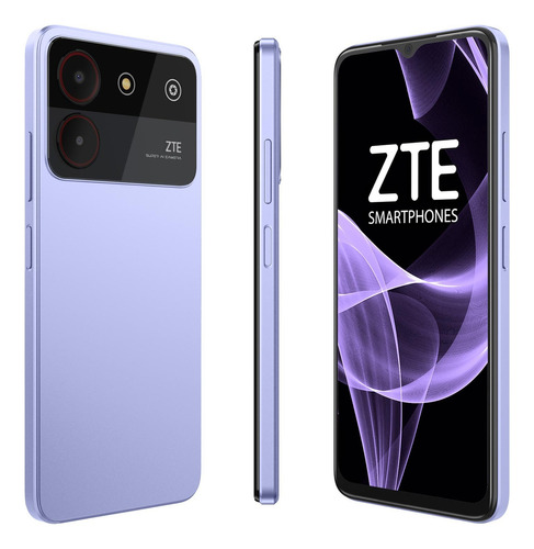 Zte Smartphone Blade A54 128gb 4gb Ram Morado.