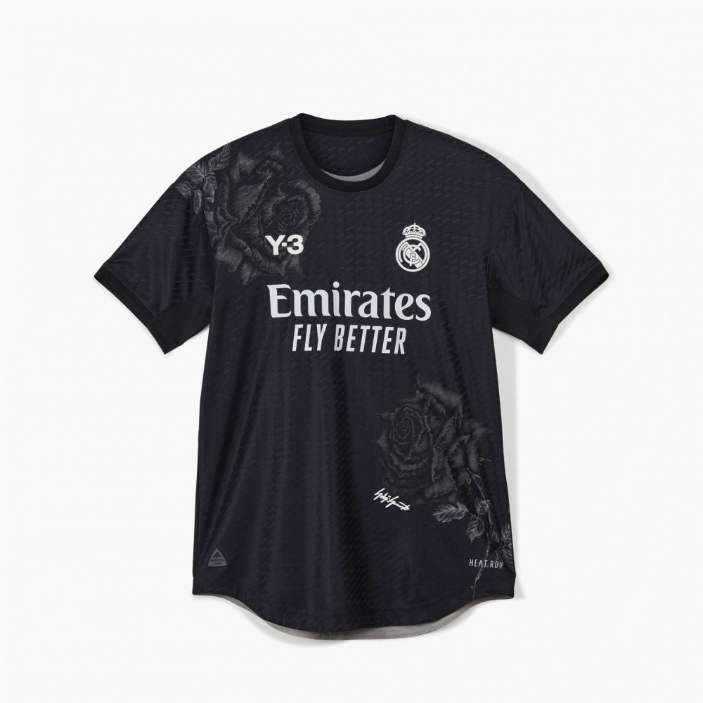 Nuevo! Jersey Real Madrid 2024/2025 Edicion Especial Y3 Rosas Negro Black Talla L.