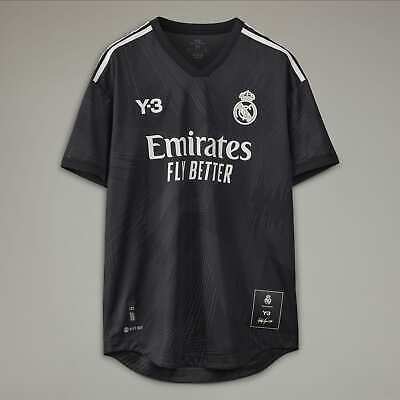Nuevo! Jersey Real Madrid 2024/2025 Edicion Especial Y3 Rosas Negro Black Talla M.