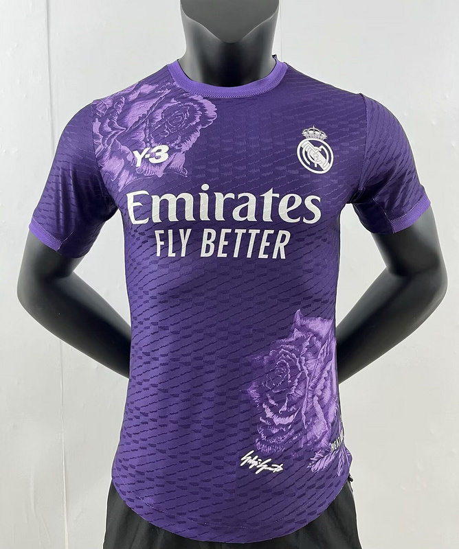 Nuevo! Jersey Real Madrid 2024/2025 Edicion Especial Y3 Rosas Azul Violeta Talla XL.