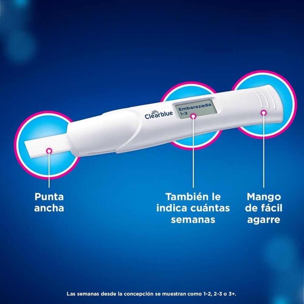 Clearblue Prueba De Embarazo Digital Caja Con 1 Pz.