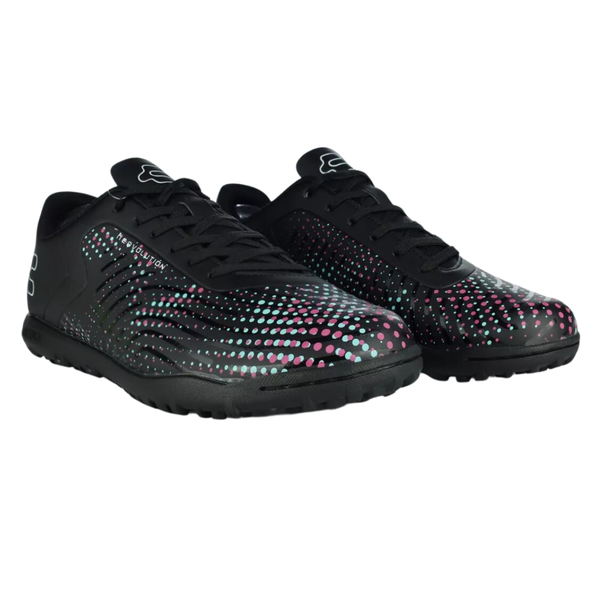 Tenis Charly Futbol Rapido 1086279 Neovolution Negro/Multicolor.