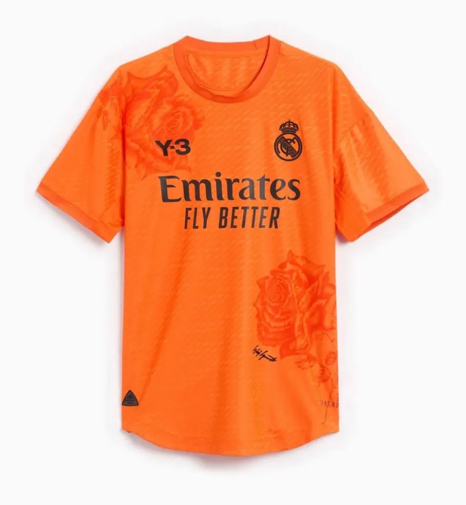 Nuevo! Jersey Real Madrid 2024/2025 Edicion Especial Y3 Rosas Naranja Talla L.