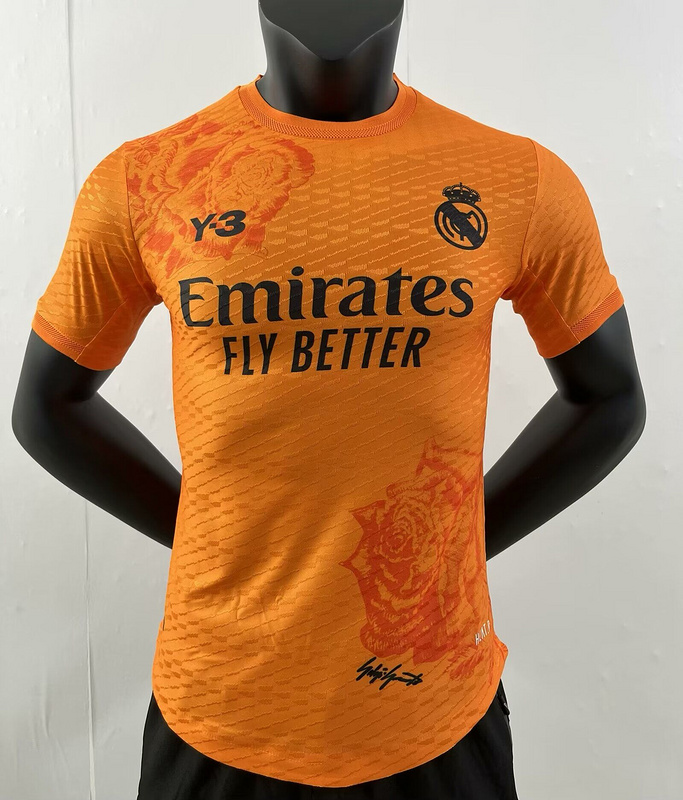 Nuevo! Jersey Real Madrid 2024/2025 Edicion Especial Y3 Rosas Naranja Talla M.