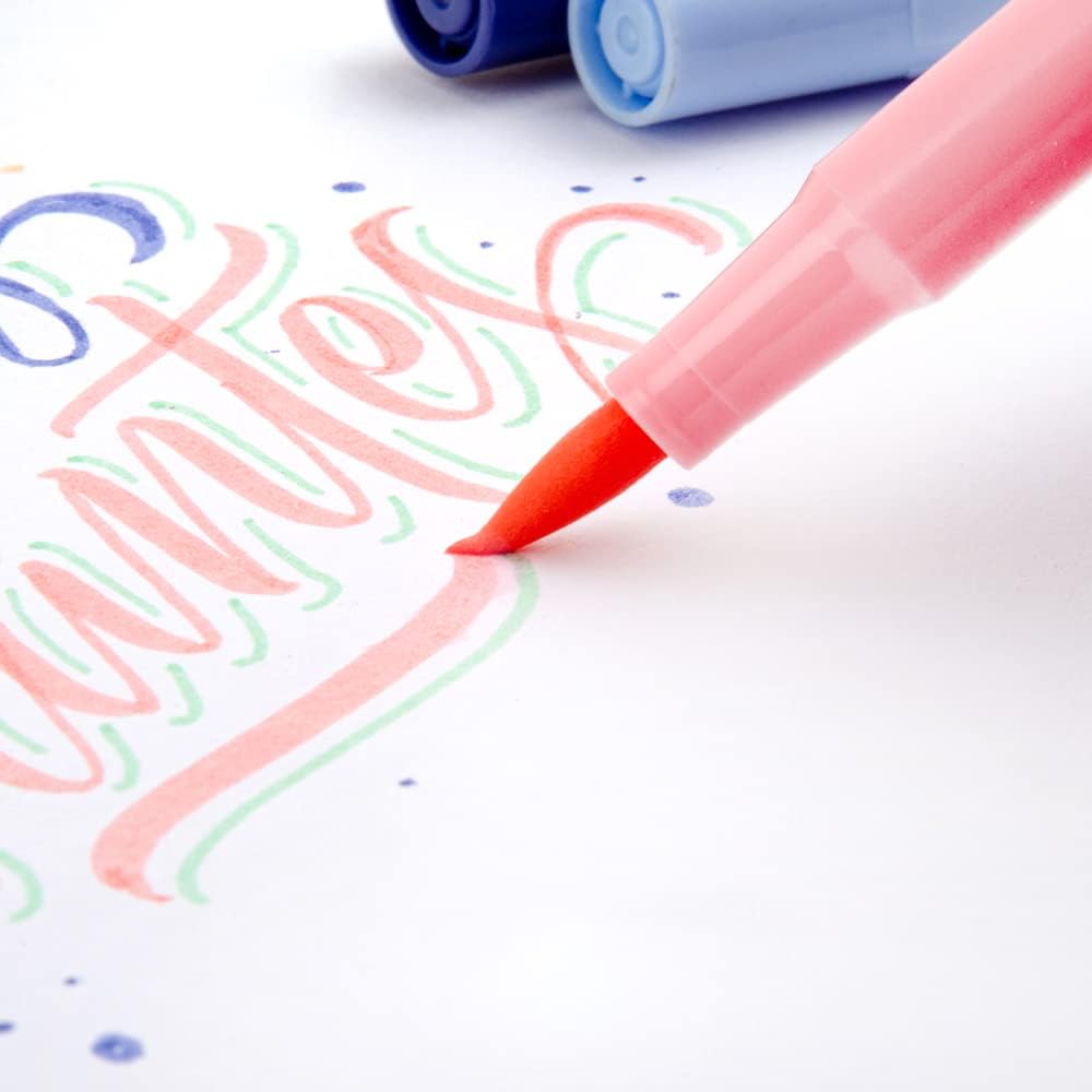 Pelikan Marcadores Punta Pincel, Markana Pastel Lettering, 12 Piezas