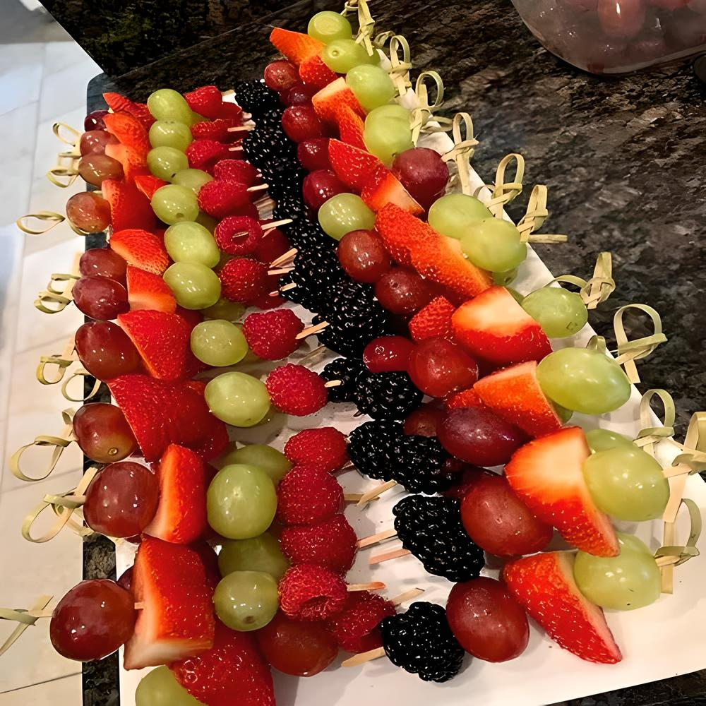 Palillo Bambu Bocadillo Chef Catering Brocheta