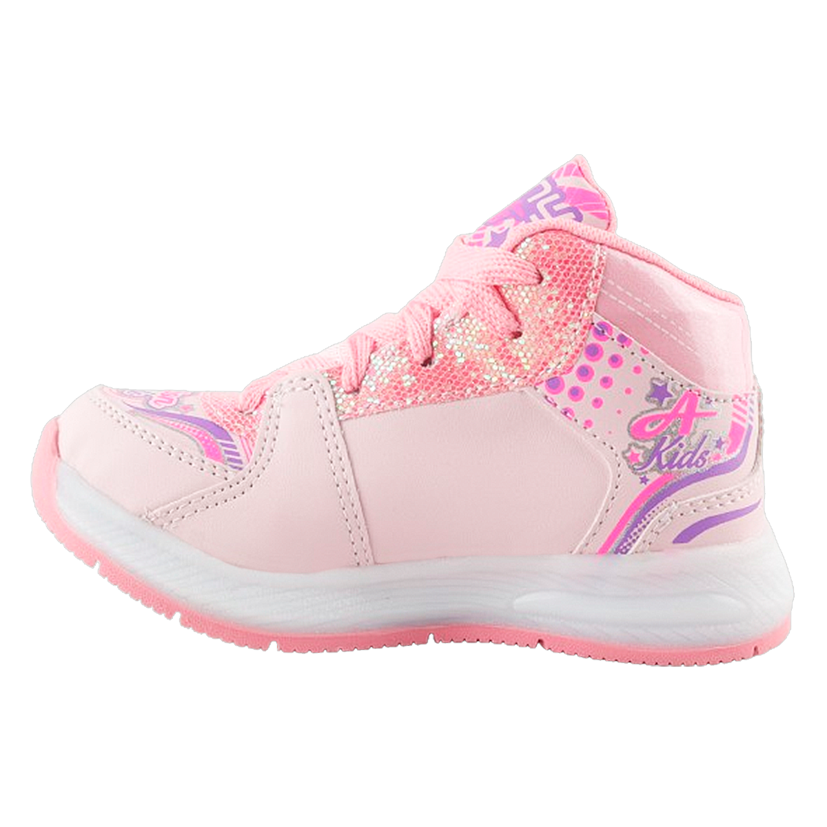 Tenis Niña Cachorros Blue Bingo Casual Moda Luces Leds 351-rp