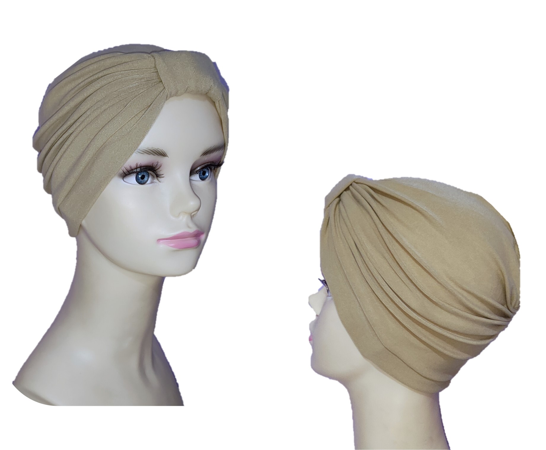 Turbantes para mujer - Turbante de pelo de tamaño universal-Turbante Gorro anudado para mujer- Diseño cómodo, fresco y elegante, uso diario (5 pzas).