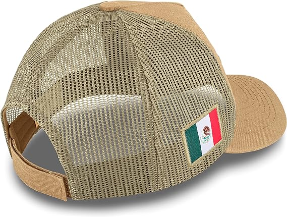 A Militar Fury Gorra para Hombre Rejilla Logo Águila, Gorra Hecho en México Tipo Camionero, Gorra Trucker Cap, Gorra de Malla para Hombre, Regalo para Hombre.