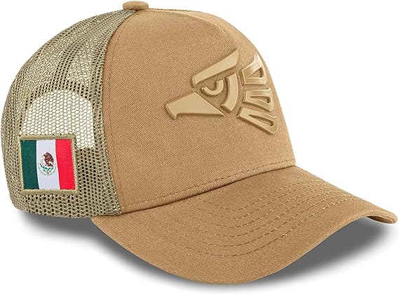 A Militar Fury Gorra para Hombre Rejilla Logo Águila, Gorra Hecho en México Tipo Camionero, Gorra Trucker Cap, Gorra de Malla para Hombre, Regalo para Hombre.