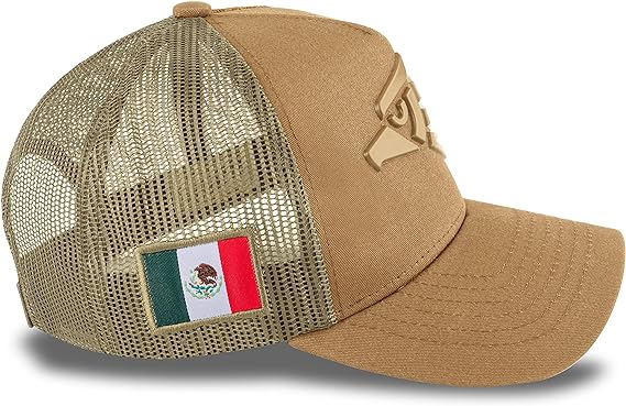 A Militar Fury Gorra para Hombre Rejilla Logo Águila, Gorra Hecho en México Tipo Camionero, Gorra Trucker Cap, Gorra de Malla para Hombre, Regalo para Hombre.